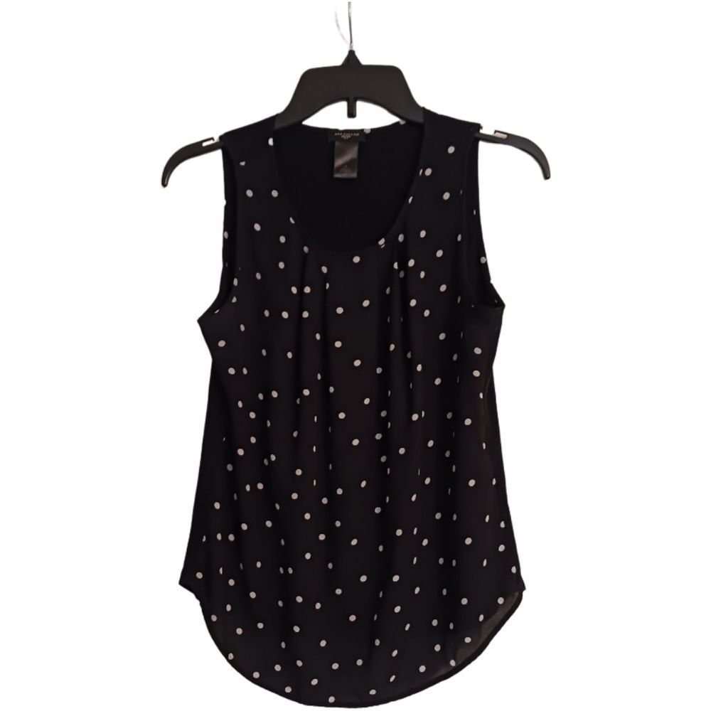 Black and White Polka Dot Blouse